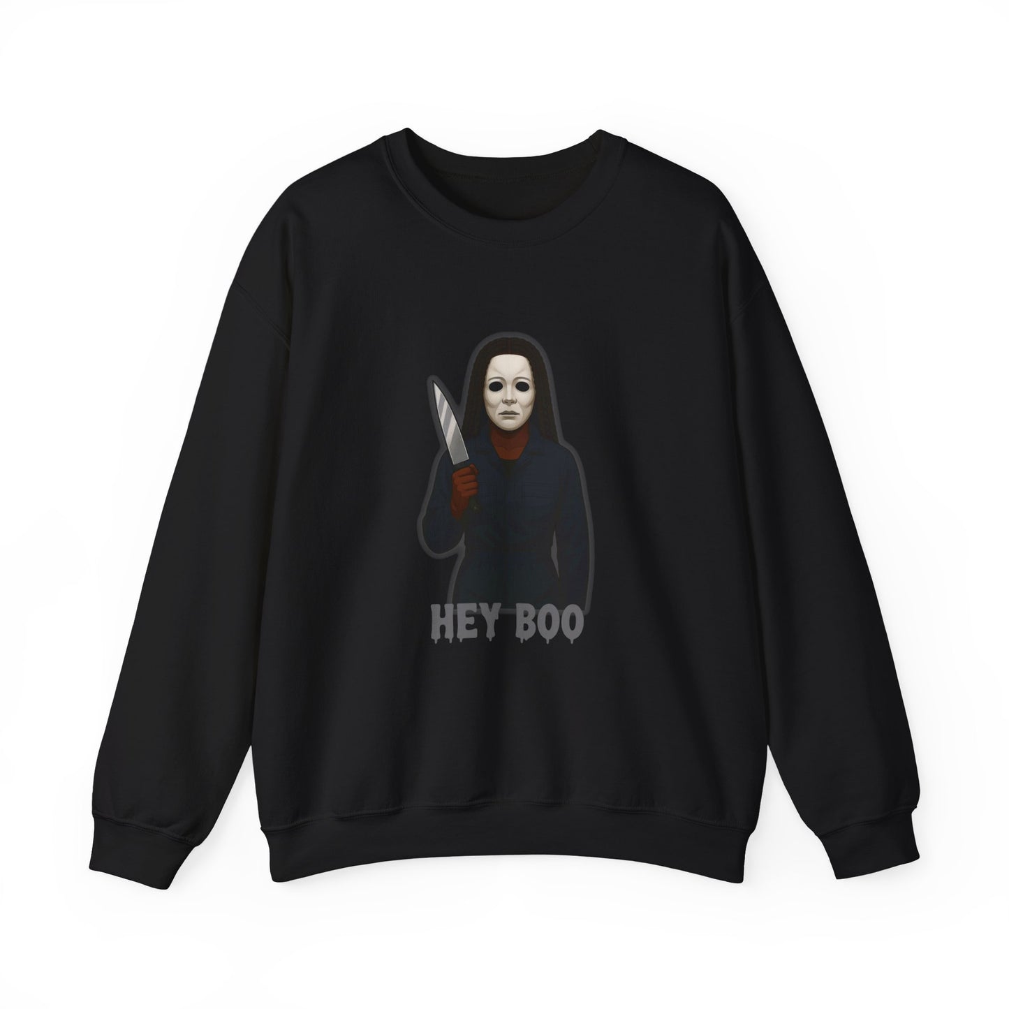 Hey Boo - Michael Myers Inspired Sweatshirt