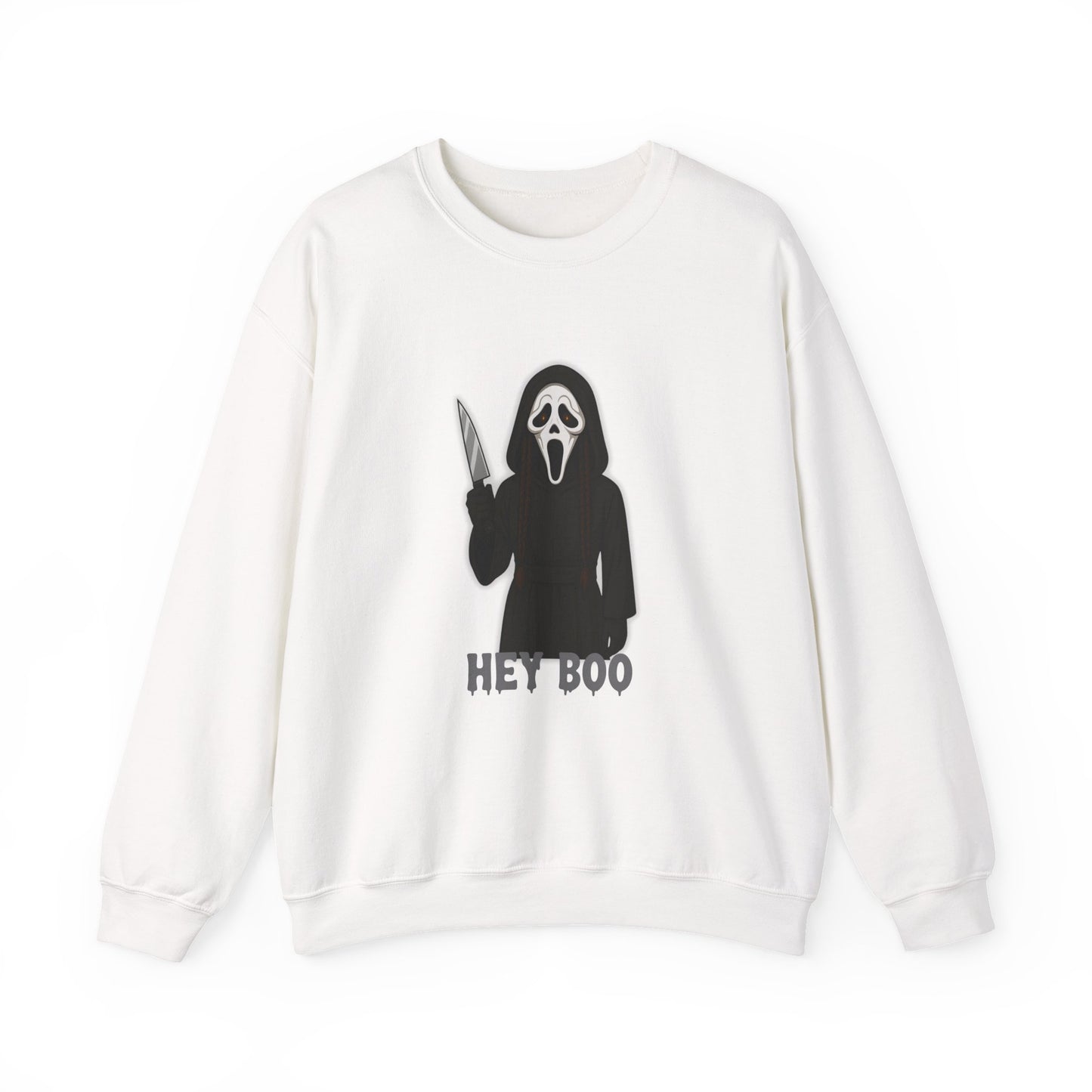 Hey Boo - Ghost Face Inspired Sweatshirt
