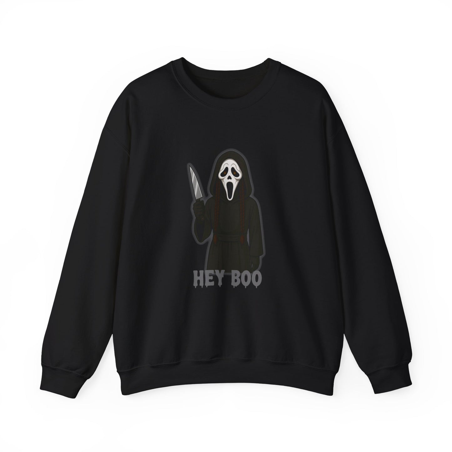 Hey Boo - Ghost Face Inspired Sweatshirt