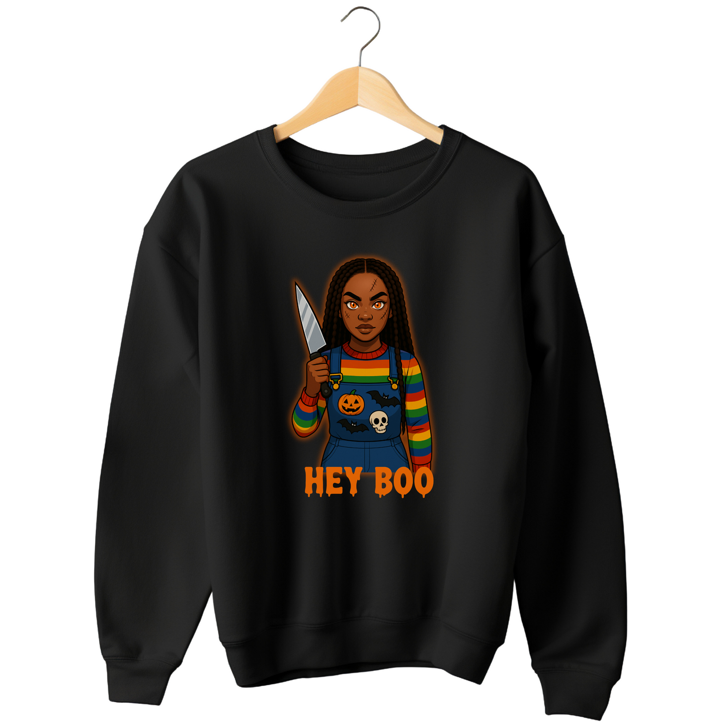 Hey Boo - Chucky Inspired Sweatshirt