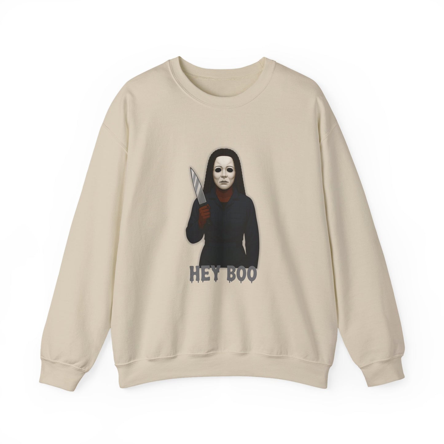 Hey Boo - Michael Myers Inspired Sweatshirt