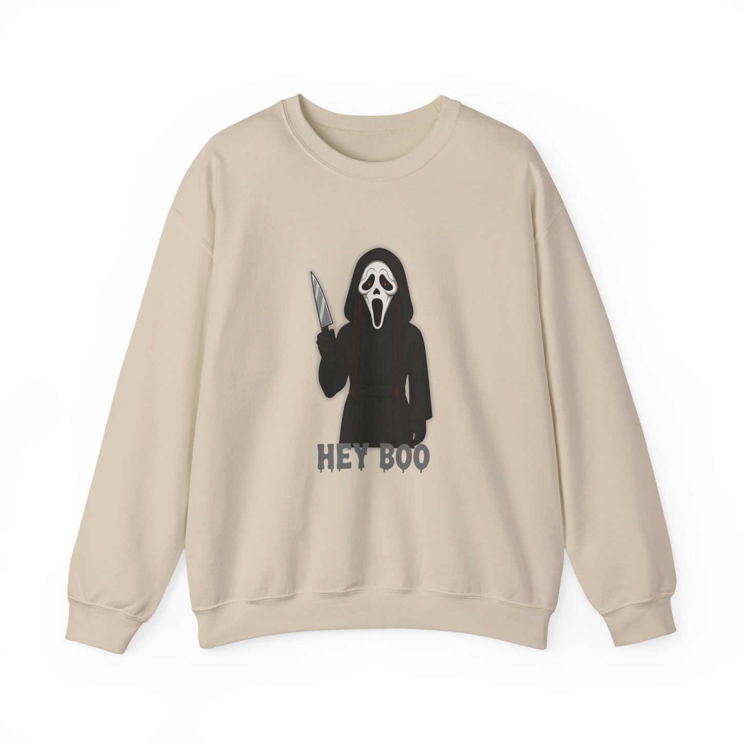 Hey Boo - Ghost Face Inspired Sweatshirt