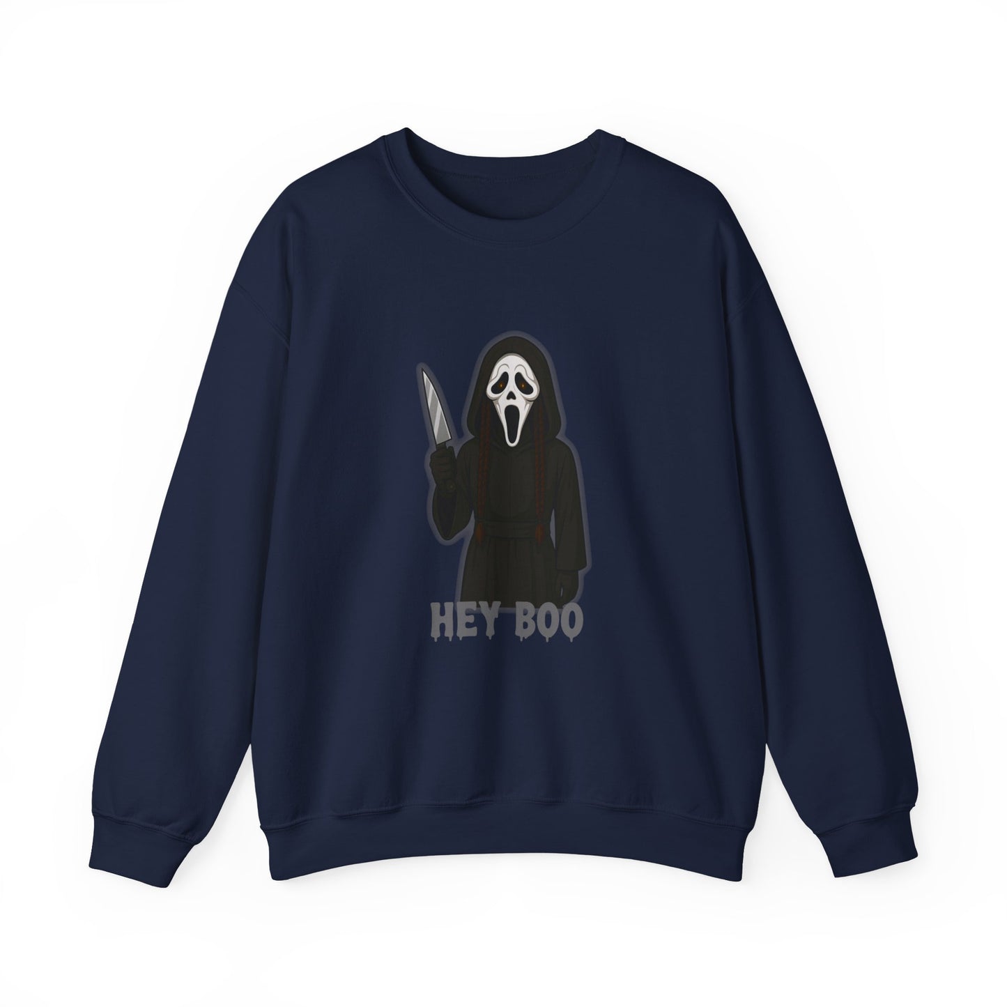 Hey Boo - Ghost Face Inspired Sweatshirt