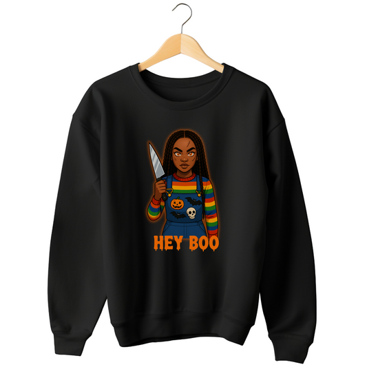 Hey Boo - Chucky Inspired Sweatshirt