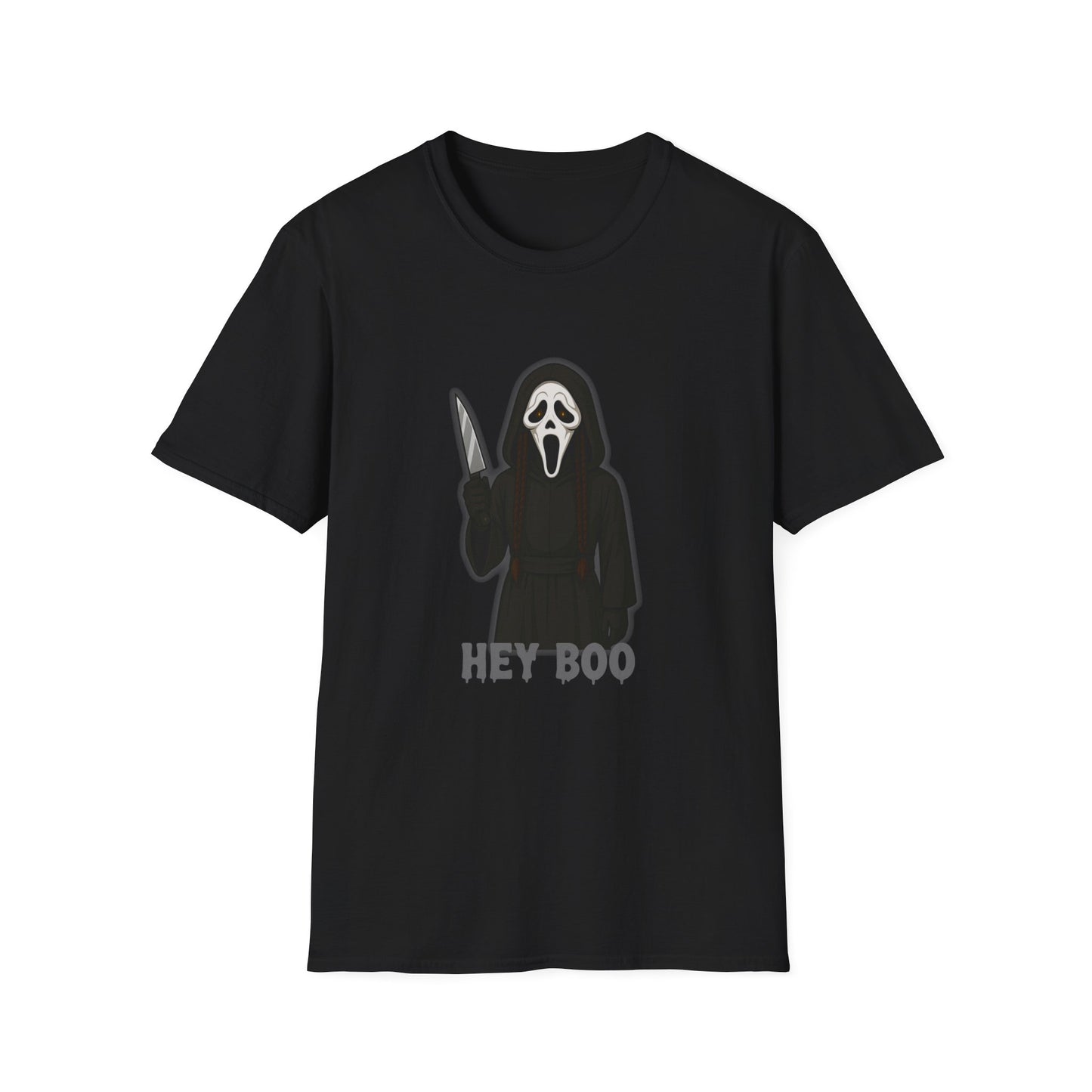 Hey Boo - Ghost Face Inspired Tee
