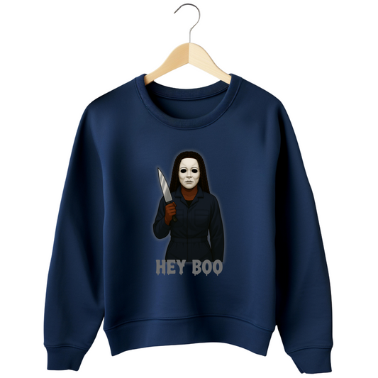 Hey Boo - Michael Myers Inspired Sweatshirt