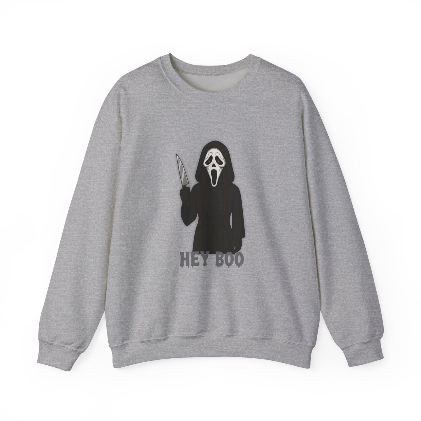 Hey Boo - Ghost Face Inspired Sweatshirt